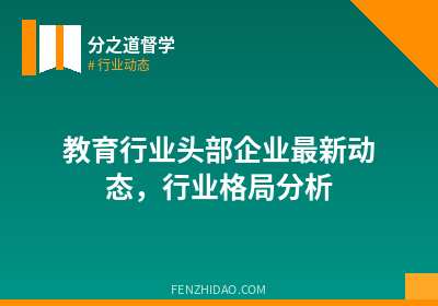 教育行业头部企业最新动态,行业格局分析