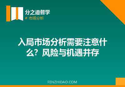 入局市场分析需要注意什么？风险与机遇并存