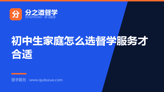 初中生家庭怎么选督学服务才合适