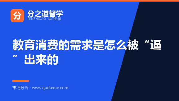 教育消费的需求是怎么被“逼”出来的